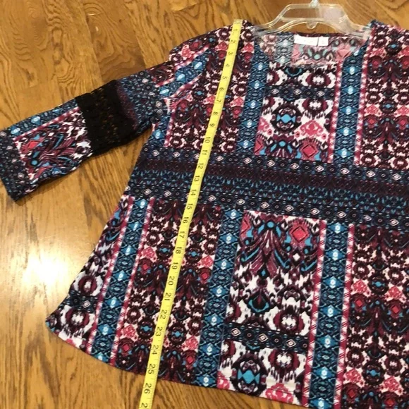 Kim Rogers 3/4 Sleeve Top. New - Picture 8 of 16